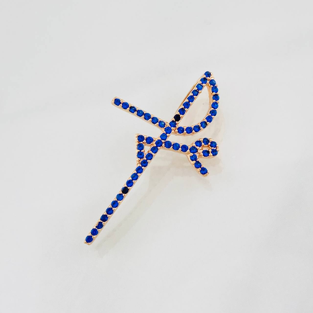 Dije Cruz Fe 1.8g / 3cm Oro Rosa 18K