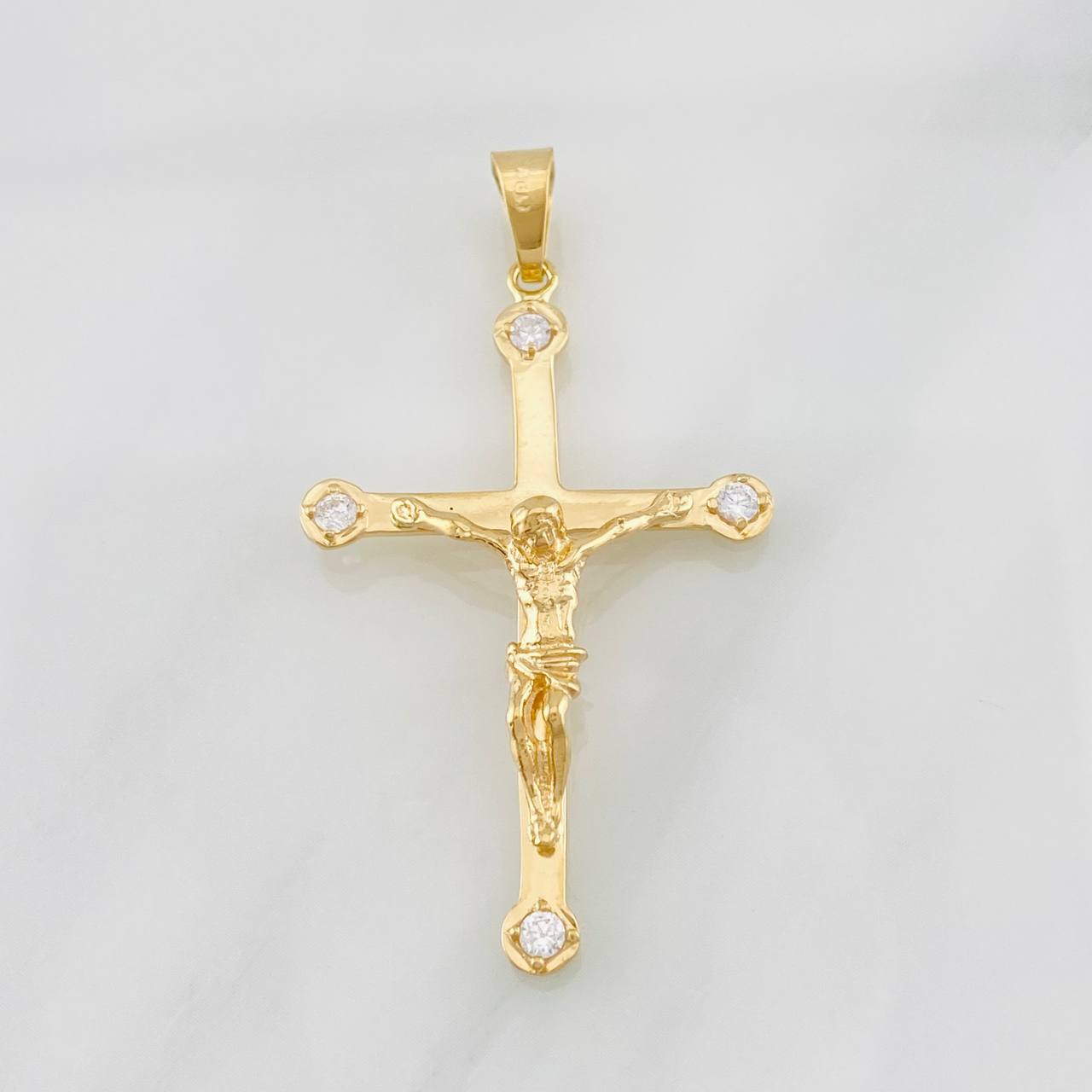 Dije Cruz Cristo 4.1g / 5cm Oro Amarillo 18K