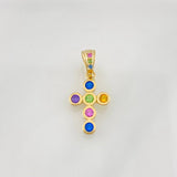 Dije Cruz Tupida 0.95g / 2cm Oro Amarillo 18K