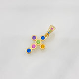 Dije Cruz Tupida 0.95g / 2cm Oro Amarillo 18K