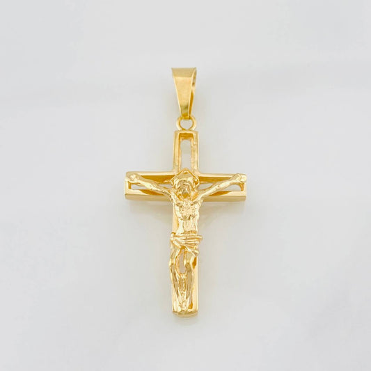 Dije Cruz Cristo 4.1g / 3.8cm Oro Amarillo 18K