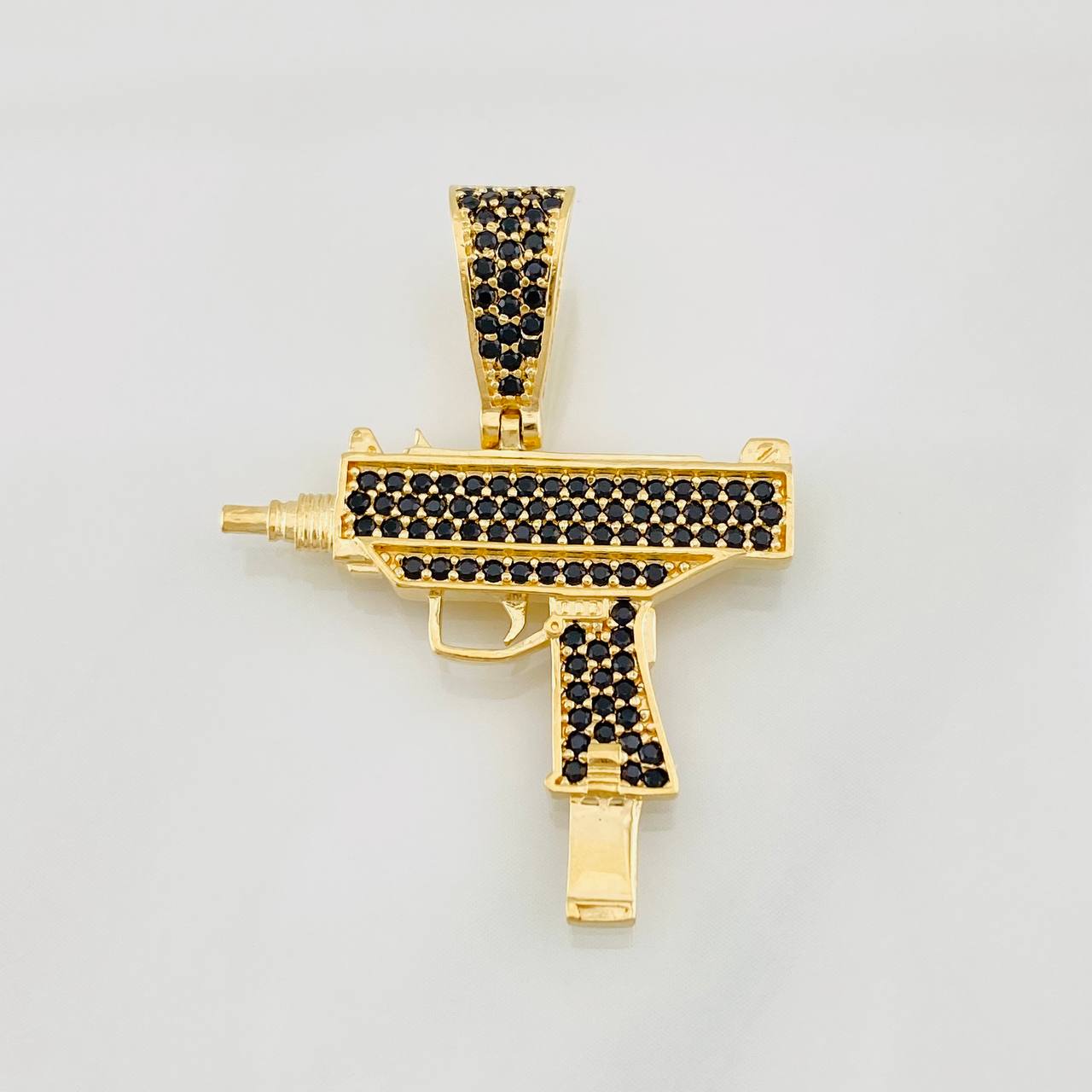 Dije Mini Uzi 3.8g / 3.3cm Oro Amarillo 18K