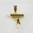 Dije Mini Uzi 3.8g / 3.3cm Oro Amarillo 18K