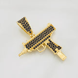 Dije Mini Uzi 3.8g / 3.3cm Oro Amarillo 18K
