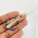 Dije Ancla 6.5g / 5cm Tres Oros 18K