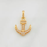 Dije Ancla 1.65g / 2.3cm Oro Rosa 18K