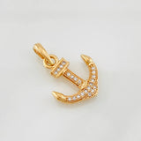 Dije Ancla 1.65g / 2.3cm Oro Rosa 18K