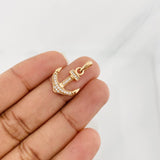 Dije Ancla 1.65g / 2.3cm Oro Rosa 18K