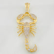 Dije Escorpion 6g / 5cm Dos Oros Amarillo Blanco 18K