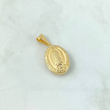 Dije Virgen de Guadalupe 1.65gr / 3.1cm / Oro Amarillo