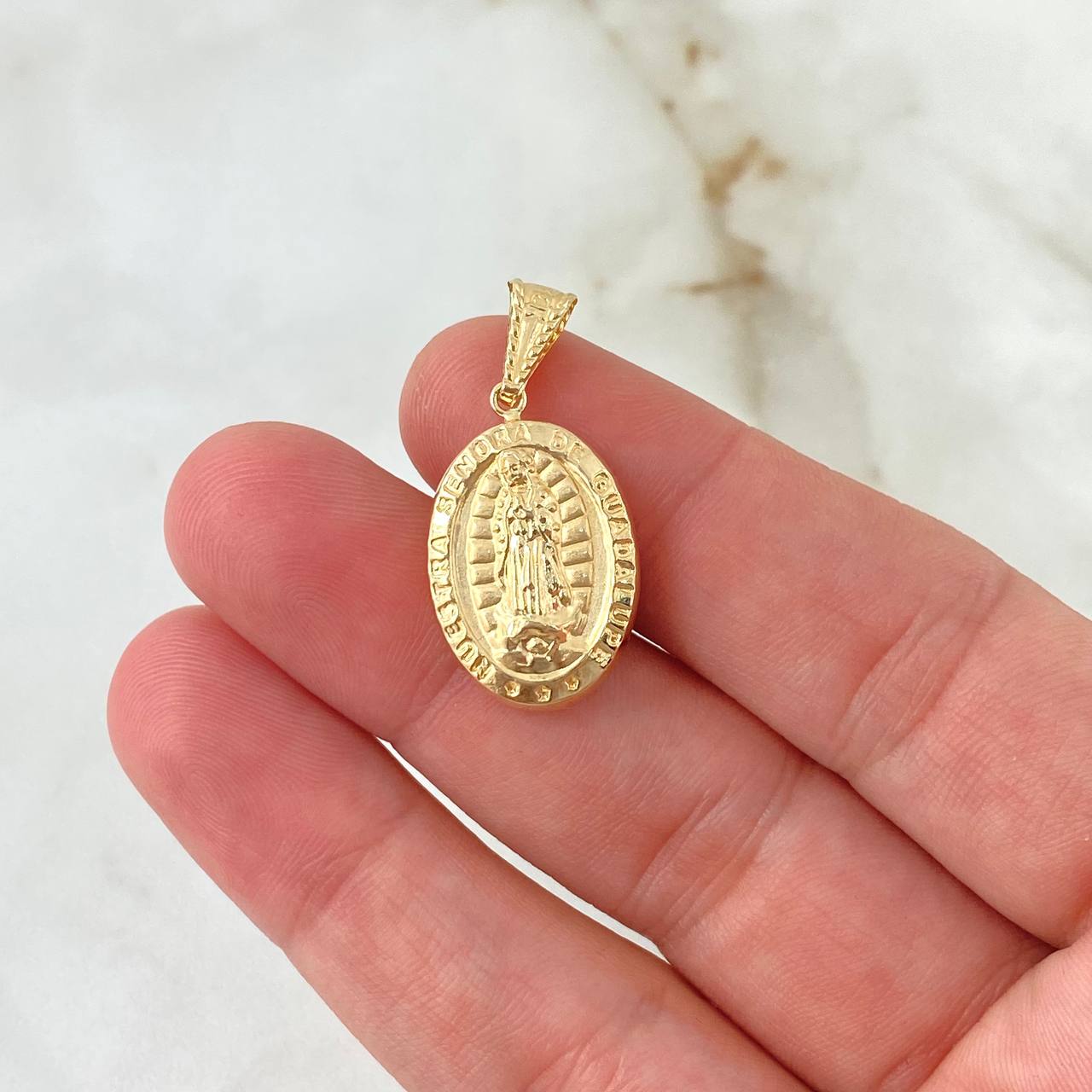 Dije Virgen de Guadalupe 1.65gr / 3.1cm / Oro Amarillo