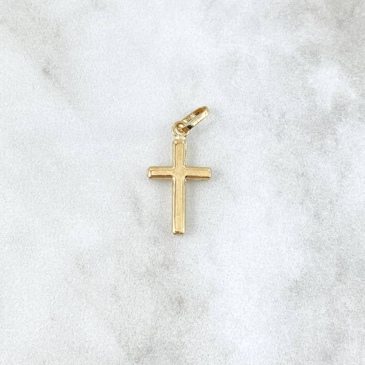 Dije Cruz 0.65gr / 2.5cm / Oro Amarillo