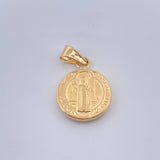Dije San Benito 0.85gr / 2.2cm / Oro Amarillo 18K $