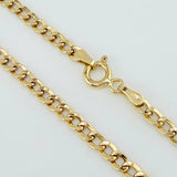 Cadena Cubana 4.7gr / 60cm / 3mm Oro Amarillo +1 18K *