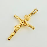 Dije Cristo Cruz 1.25gr / 3.3cm / Oro Amarillo 18K ©