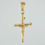 Dije Cristo Cruz 1.35gr / 4cm / Oro Amarillo 18K