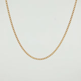 Cadena Mini Cubana 2.6gr / 60cm / 1.8mm Oro Amarillo +1 18K *