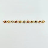 Herraje Retazo GC 11 Eslabones 1.65gr / 8.9cm / 5.4mm Tres Oros 18K