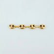 Herraje Retazo GC 4 Eslabones 0.4gr / 3cm / 4.2mm Oro Amarillo 18K