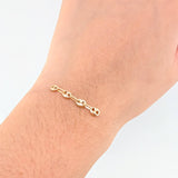Herraje Retazo GC 4 Eslabones 0.4gr / 3cm / 4.2mm Oro Amarillo 18K
