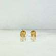 Topos Cuadrado Diamantado 0.5gr / Oro Amarillo *