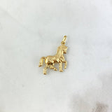 Dije Caballo 1.9gr / 3.2cm / Oro Amarillo