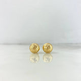 Topos Media Bola 1.2gr / 9mm Diamantada Oro Amarillo