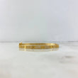 Pulso Aro Tornillo 10gr / 17cm / 4mm Circones Blancos Oro Amarillo ©