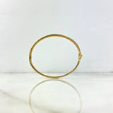 Pulso Aro Tornillo 10gr / 17cm / 4mm Circones Blancos Oro Amarillo ©