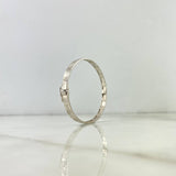 Pulso Aro Tornillo 9gr / 17cm / Oro Blanco *