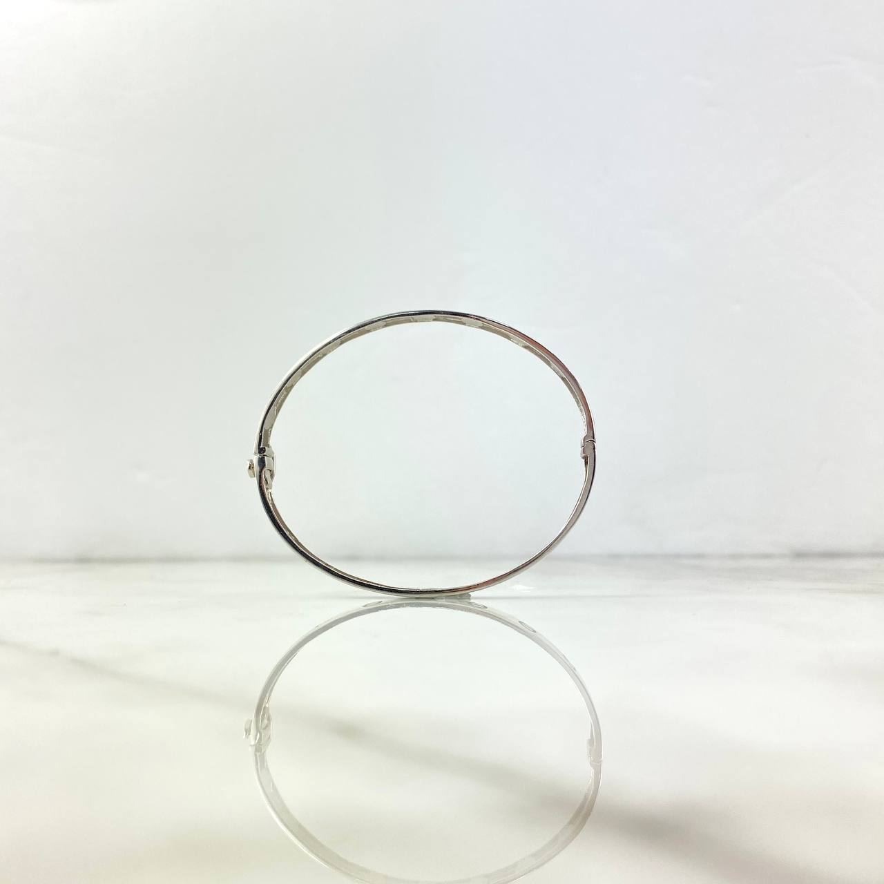 Pulso Aro Tornillo 9gr / 17cm / Oro Blanco *