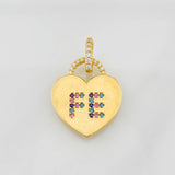 Dije Corazon Fe 2.4g / 2.5cm Oro Amarillo 18K