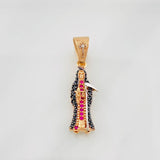 Dije Santa Muerte 2.5g / 3cm Tres Oros 18K