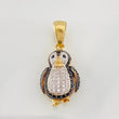 Dije Pinguino 3.65g / 2.5cm Tres Oros 18K