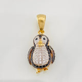 Dije Pinguino 3.65g / 2.5cm Tres Oros 18K