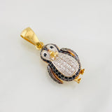 Dije Pinguino 3.65g / 2.5cm Tres Oros 18K
