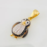 Dije Pinguino 3.65g / 2.5cm Tres Oros 18K