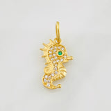 Dije Caballito de Mar 1.35g / 2cm Oro Amarillo 18K