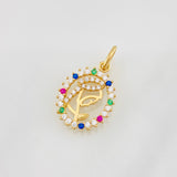 Dije Silueta Virgen Maria 1.25g / 2cm Oro Amarillo 18K