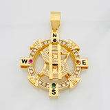 Dije Brujula 32.05g / 6cm Oro Amarillo 18K