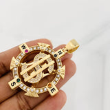Dije Brujula 32.05g / 6cm Oro Amarillo 18K