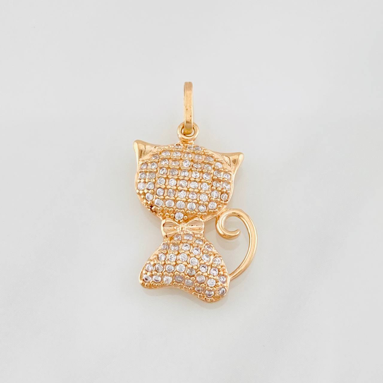 Dije Gato 2.25g / 2.5cm Oro Rosa 18K