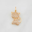 Dije Gato 2.25g / 2.5cm Oro Rosa 18K