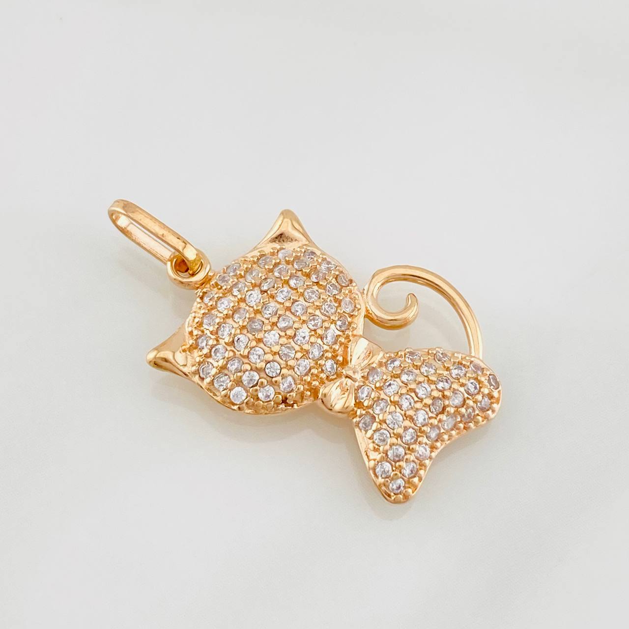 Dije Gato 2.25g / 2.5cm Oro Rosa 18K