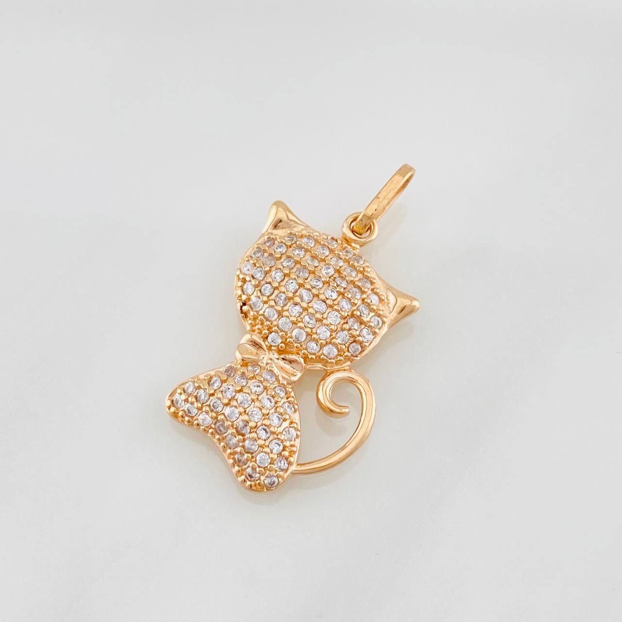 Dije Gato 2.25g / 2.5cm Oro Rosa 18K