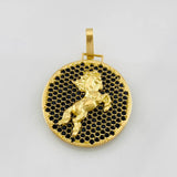 Dije Caballo 3.6g / 2.7cm Oro Amarillo 18K