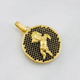 Dije Caballo 3.6g / 2.7cm Oro Amarillo 18K