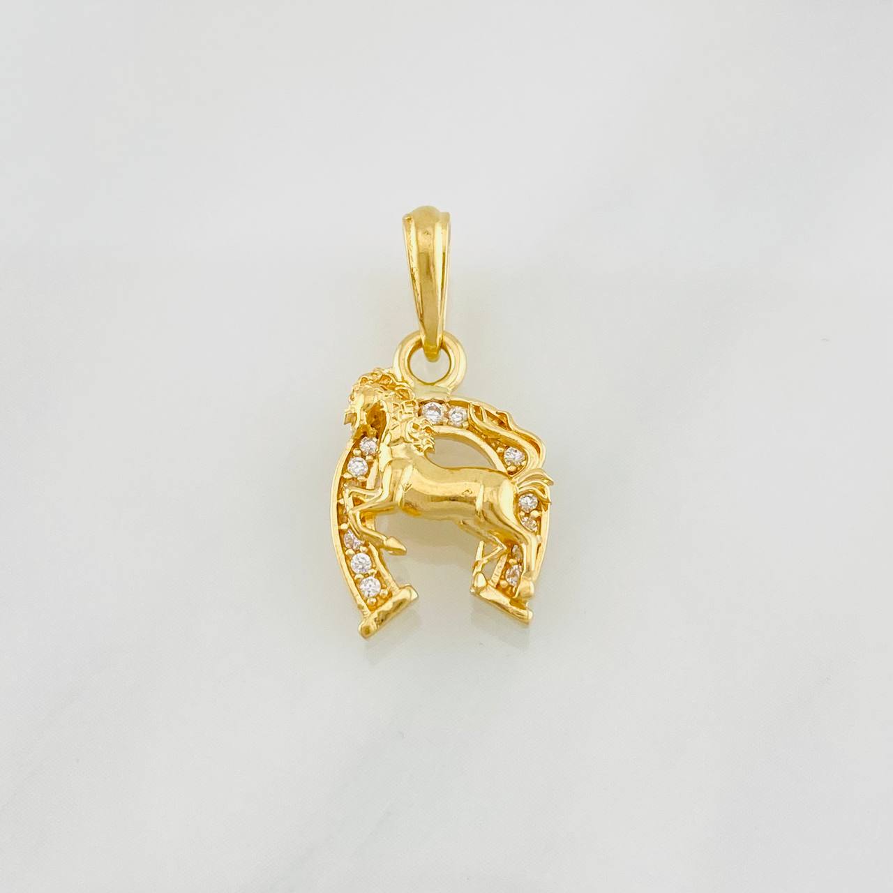 Dije Herradura Caballo 1.8g / 2cm Oro Amarillo 18K