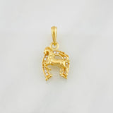 Dije Herradura Caballo 1.8g / 2cm Oro Amarillo 18K