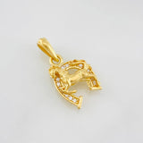 Dije Herradura Caballo 1.8g / 2cm Oro Amarillo 18K